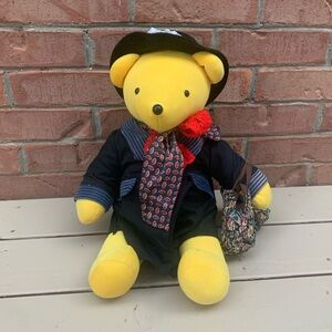 Vintage North American Bear Co Beary Poppins With Purse And Hat 1992 VIB VTG